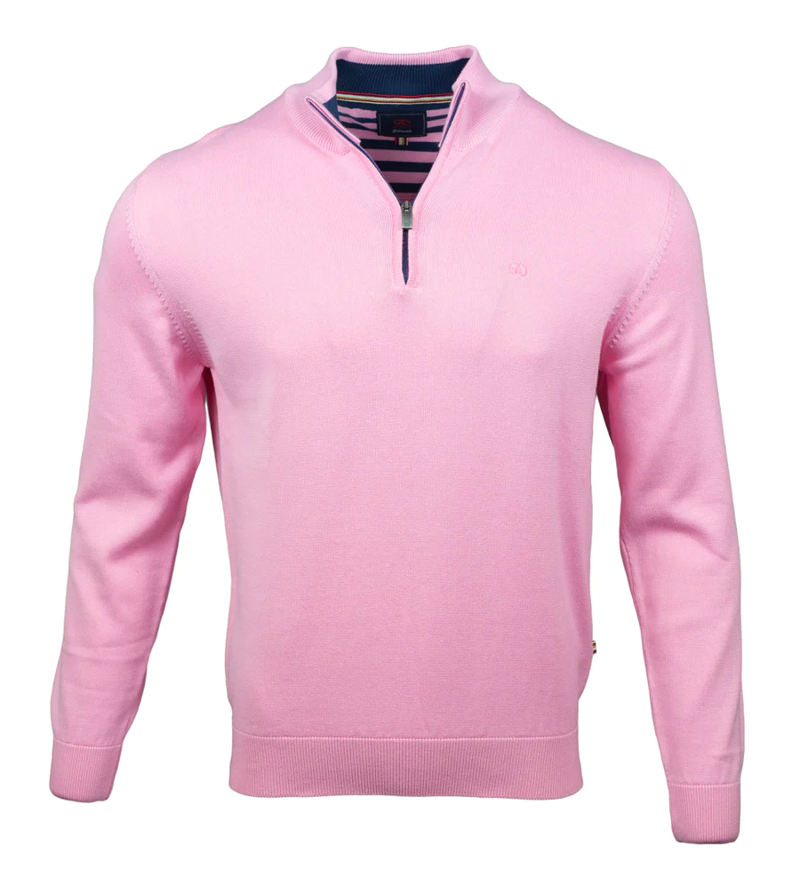 Arklow ½ Zip Pink - Image 1